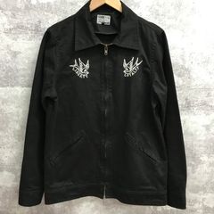 ✷COOTIE ワークジャケット【USED】バックプリント❴ブラック❵ - メルカリ