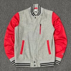 NIKE スタジャン ボア付き ウール切替 ジャケット 2010s 希少カラー 