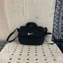 両面 NIKE ナイキ スカル ボーン ドクロ スウッシュ ナップサック 巾着 