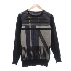 プールオム】5351 POUR LES HOMMES ブラックニット Mサイズ - メルカリ