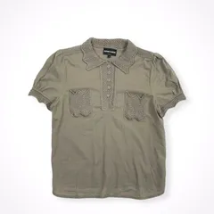 EMPORIO ARMANI / アーカイブ ニット切替シャツ イタリア製 SIZE:42のサムネイル