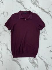 新品　Stussy Cable summer polo knit 中田圭佑 STUSSY Cable Mesh Ss Polo バーガンディ S - メルカリ