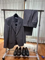 TOM FORD トムフォード スーツ Atticus ハウンドトゥース スーツ セットアップ 48 サイズのサムネイル