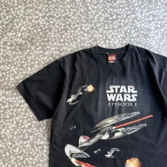 STAR WARS / 90’s Episode1 size 実寸XL相当 スターウォーズ　ムービーTシャツ　SF映画　グラフィック　ストリート　オーバーサイズ　半袖