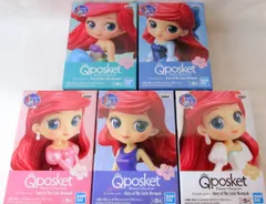 BANDAI SPIRITS Q posket Disney Character petit Story of The Little Mermaid アリエル全5種セット
