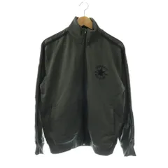 コンバース CONVERSE トラックジャケット ブルゾン ジャージ L チャコールグレー ブラック /ES ■ECB004