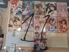 □カードキャプターさくら セル画 原画セット＆現場レイアウト資料