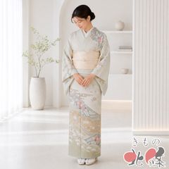きものやまと 粗紗半幅帯 夏帯 博多織 華切子 ガード加工済 証紙付き 