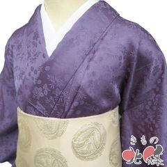 woody様専用 単衣 正絹 未使用しつけ付き＋名古屋帯＋付け帯＋帯締め4