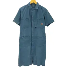 ベンデイビス BEN DAVIS 50s 白タグ hbtショップコート コットンヘリンボーン カットオフ 月桂樹ボタン 比翼 メンズ US：36 のサムネイル