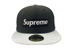 シュプリーム SUPREME 22SS 2-Tone Box Logo 2トーン ボックス ロゴ New Era ベースボール キャップ 6P 帽子 黒 帽子 メンズ帽子 キャップ 刺繍 ブラック 104H-89