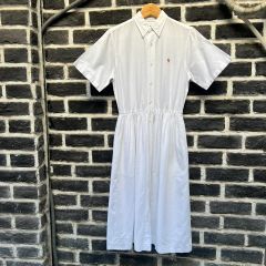 タグ付きラルフローレンPOLO シャツワンピース ホワイト ポニー定価