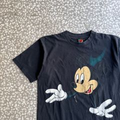 90s　リンクプリント　Disney ぶち抜き　ミッキー　USA製　フェード 90s リンクプリント Disney ぶち抜き ミッキー USA製 フェード - メルカリ