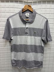 希少】90s LACOSTE ラコステ 大沢商会 マルチボーダー ポロシャツ 