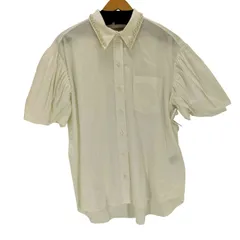 シモーネロシャ Simone Rocha 襟パール付き オーバーサイズコットンシャツ レディース  Sのサムネイル