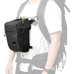 【Brand New】HIKEMAN Camera Bag - Attaches to Hiking Backpacks for Quick Camera Access - Camera Case, Secures to Backpack, Camera Shoulder Bag, Multifunctional, Multipurpose, Waterproof, Large Capacity, 4-Way, Padded, Expandable Capacity, Adjustable Dividers, Lightweight, with Shoulder Strap 43030116