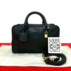 LOEWE ロエベ アマソナ28 2way ショルダーバッグ ハンドバッグ 黒