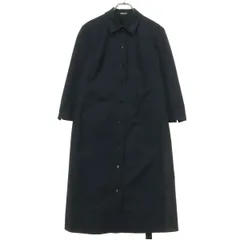 DKNY DONNA KARAN NEW YORK ダナキャランニューヨーク 7分袖 ステンカラーコート ネイビー系 レディース 古着のサムネイル
