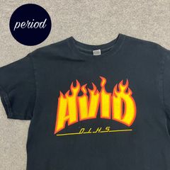 GILDAN】L/S ポケTee スリーブロゴ バクプリ フレイム バイカー - メルカリ