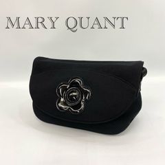 美品 マリークワント MARY QUANT ショルダーバッグ ストローバッグ 