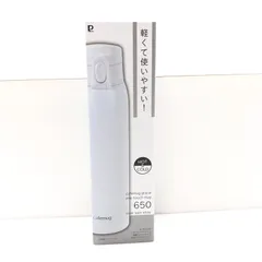【新品】パール金属 カフェマググレース 軽量ワンタッチマグ 650mL ペールホワイト 自動ロック ワンタッチオープン SGAW26-1559のサムネイル