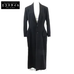 Yohji Yamamoto　ヨウジヤマモト　ブラック FR-C04-105 20AW アシンメトリーハイローウール テールコート　2のサムネイル