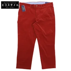 POLO RALPH LAUREN　ポロ ラルフローレン　美品 ストレートフィット コーデュロイ パンツ ボトムス メンズ レッド 38/32　38/32