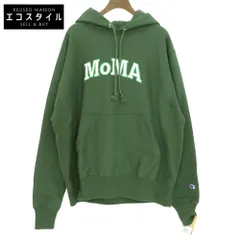 Champion　チャンピオン　新品同様 MOMA リバースウィーブ フーディ トップス メンズ グリーン XL CS3051　XL