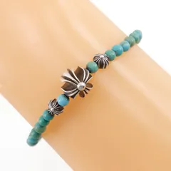 【CHROME HEARTS】クロムハーツ ターコイズ×シルバー925 ユニセックス 10g ブレスレットのサムネイル