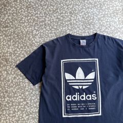 希少90s USA製adidas 両面ロゴ tシャツ 黒 XL 常田大希 - メルカリ
