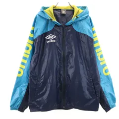 umbro アンブロ ウインドブレーカー L ネイビー ジャケット メンズ 古着