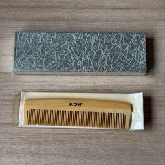 新品】浅草 よのや櫛舗 木製 髪留め マジェステ(棒留め) つげ櫛 本つげ