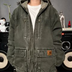 Carhartt カーハート J284 ダックジャケット裏ボア L メキシコ製
