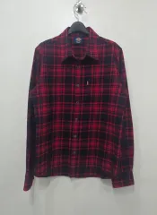 ディッキーズ レッド/ブラック CHECK シャツのサムネイル