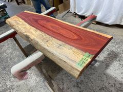 モンキーポッド9563 一枚板無垢 乾燥材 1250x590-650x39mm