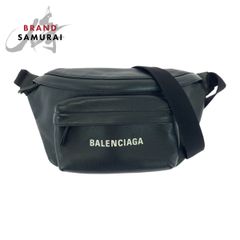 極美品✨ バレンシアガ ウエストバッグ エブリデイ レザー ブラック BALENCIAGA（バレンシアガ） Everyday Belt bag Black 552375DLQ4N