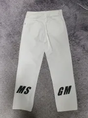 MSGM デニム パンツ ホワイトデニム ズボン 42のサムネイル