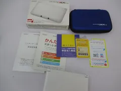  中古品 ゲーム ニンテンドー3DS LL 本体 SPR-001 ホワイト 動作品 周辺機器 ケース 箱・説付き タッチペン欠品