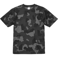 ユナイテッドアスレ UNITEDATHLE  4.1オンス ドライアスレチック Tシャツ(アダルト) カジュアル Ｔシャツ 半袖Ｔシャツ （590001u-422）、ブラックウッドランド