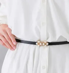 レディースベルト スリムベルト 本革ベルト レザーBelt レディース 女性 女性用ベルト カジュアル フォーマル ウエスト調整 長さ調整 ビジネス ワンピース 仕事 通勤通学 バックル フリーサイズ