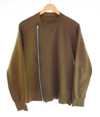 サカイ sacai 25AW Sponge Sweat Blouson Docking スポンジ スウェット ブルゾンジャケット ドッキング アシンメトリー 25-03889Ｍ 2 ジャケット カーキ Mサイズ 103MT-4521のサムネイル
