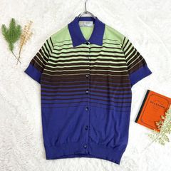 JOHN SMEDLEY バイカラー 半袖 コットンニットポロシャツ - メルカリ
