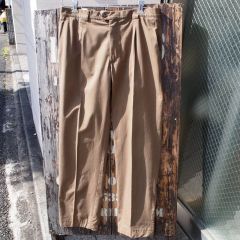 90s Burberrys ウールスラックス ツータック ダークネイビー ワイド