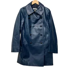 JILSANDER(ジルサンダー) コート サイズ40 M レディース美品  - ブルーグリーン 長袖/レザー/秋のサムネイル