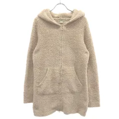 Ron Herman×BAREFOOT DREAMS ロンハーマン×ベアフットドリームス ジップアップパイルパーカー C575 ベージュ Mのサムネイル