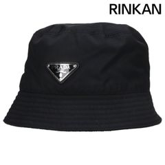 プラダ XXL ウール リナイロン ニット帽 黒 三角プレート - メルカリ