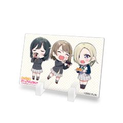 [신품] 러브라이브! 니지가사키 학원 스쿨 아이돌 동호회 미니 아크릴 플레이트 카스미 & 쿠리코 & 미아 창고