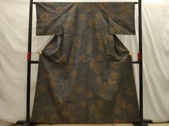 平和屋着物▽上質な紬 単衣 間道 正絹 逸品 AABD0093fy - メルカリ