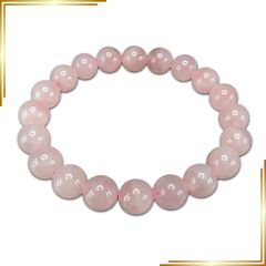 ローズクォーツ ブレスレット 約8mm，約10mm，約12mm，14mm1294 - メルカリ