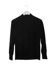 ダックス DAKS ハイネックニット M セーター カシミヤ ウール シルク ブラック 黒 トップスのサムネイル